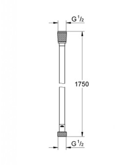 GROHE - Hadice Silverflex sprchová hadice 175 cm, supersteel 28388DC0