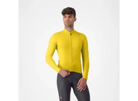 Castelli Espresso Thermal Jersey pánský dres Mango Mojito/Dark Gray vel. M