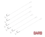 Delphin návazec FLR Quickstop 6ks 12cm 0,22mm BARB #10
