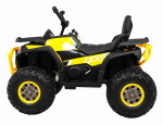 Mamido Dětská elektrická čtyřkolka ATV Desert 4x4 žlutá