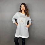 HOSH Mikinové šaty Kina Velikost: UNI, Barva: Khaki