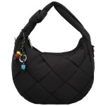 Moderní dámská textilní kabelka na rameno Haniel, černá