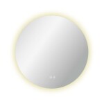 Kielle - Idolio Zrcadlo s LED osvětlením a vyhříváním, průměr 80 cm 50324061