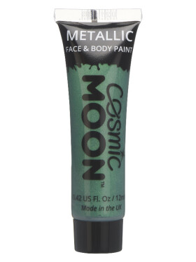 Ptakoviny.cz Líčidlo na obličej a tělo - Cosmic Moon Metallic - zelené 12 ml