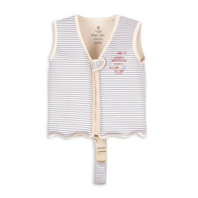Konges Sløjd Plovací vesta Ellis Stripe Bluie 2-3 roky, modrá barva, textil
