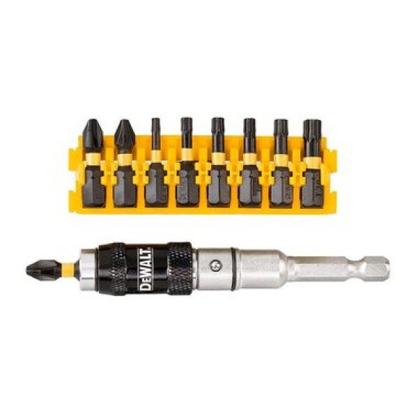 DeWalt DT70578T-QZ / 10 dílný set bitů Torsion s úhlovým nástavcem (DT70578T-QZ)