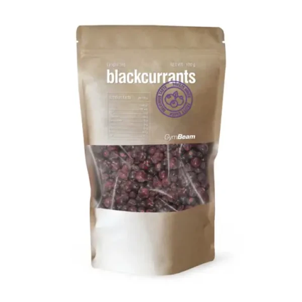 Lyofilizované černý rybíz – GymBeam (100 g) (81760-1-100g)