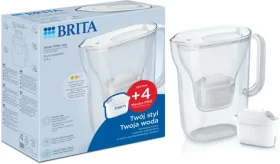 Brita Style Essential bílá / Filtrační konvice / 2,4 l / MAXTRA+ / vč. 4 filtrů MX Pro Pure Performance (1059261)