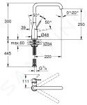 GROHE - Essence Dřezová baterie, kartáčovaný Cool Sunrise 30269GN0