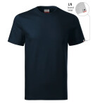 Base tričko unisex námořní modrá 02 (brand label) L