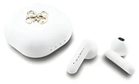 Guess 4G Metal Logo bílá / Bezdrátová sluchátka / TWS / Do uší (57983126950)