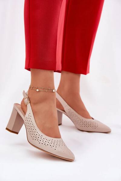 Sandály na podpatku model 211940 Step in style 37