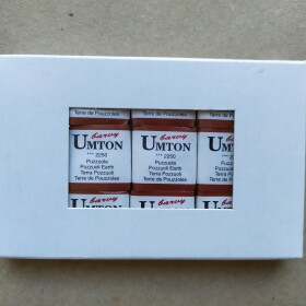 Umton Umton, mistrovské akvarelové barvy, 1/2 pánvička, 2,6 ml, 1 ks Barva Umton: 2250 Puzzuola