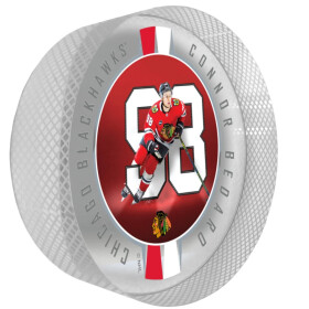 Mustang Puk Chicago Blackhawks NHL Crystal Breakout - Connor Bedard