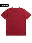 Quiksilver CIRCLED SCRIPT FRONT TIBETAN RED dětské tričko krátkým rukávem