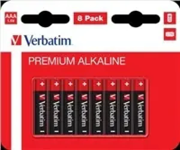 Verbatim AAA alkalické baterie 8 ks / Baterie / 1,5 V (49502)