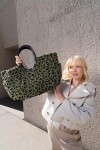 Nákupní taška Reisenthel Loopshopper L Teddy leo olive