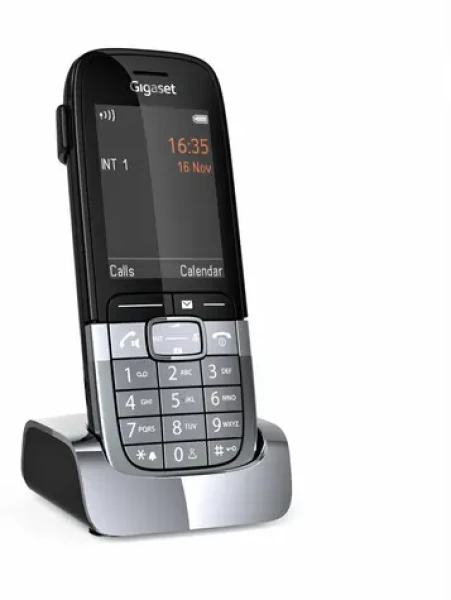 Gigaset SL850H Pro titanová / DECT bezdrátový telefon / nabíjecí základna / Bluetooth / HD hlas (S30852-H3175-R102)