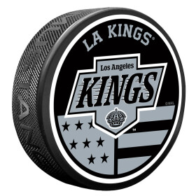 Mustang Puk Los Angeles Kings NHL American Flag Pat Puck