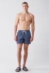Avva Navy Blue Blue Quick Dry Printed Standard Size Comfort Fit Swimsuit Swim Shorts
