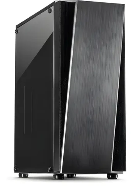 Inter-Tech T-11 TELEVEN černá / Počítačová skříň / Midi-Tower / ATX / akrylové okno / 3× 120mm přední ventilátory (88881324)