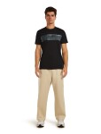 Pánské merino triko s krátkým rukávem ICEBREAKER Mens 150 Tech Lite SS Tee Elevation Line, Black velikost: XL