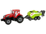 Mamido Traktor se secím přívěsem na třecí pohon