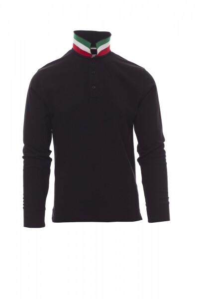 Pánská polokošile Payper LONG NATION Barva: Černá/ Itálie, Velikost: 4XL (0000830021140134XL)