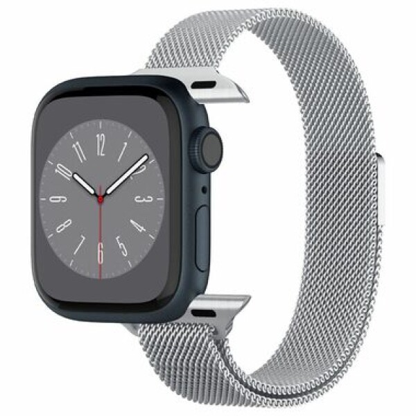 Spigen Metal Fit řemínek pro Apple Watch 41mm/40mm/38mm stříbrná (AMP06842)