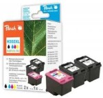 Peach Remanufactured MultiPack Plus HP302XL alternativní cartridge / OfficeJet 3830 / 2x15+18 ml / MultiPack Plus (0F319618)