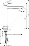 HANSGROHE - Metropol Baterie pro umyvadlovou mísu, s výpustí Push-Open, chrom 32512000