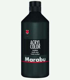 Marabu Acryl Color akrylová barva - černá 500 ml