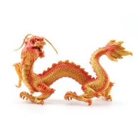 G - Figurka Drak čínský zlatý 15,5 cm