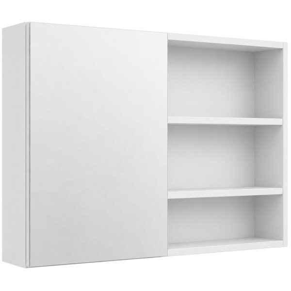 CERANO Koupelnová zrcadlová skříňka Orea - bílá matná - 120x65x15 cm