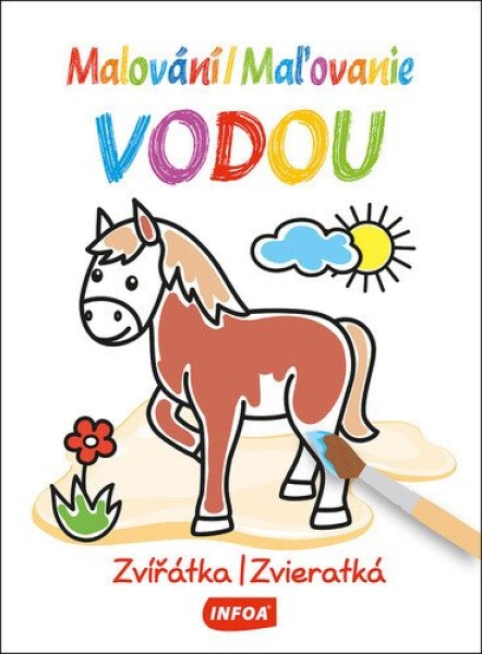 Malování vodou / Maľovanie vodou - Zvířátka / Zvieratká