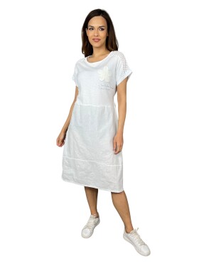 HOSH Šaty Cyra Velikost: UNI, Barva: Bílá