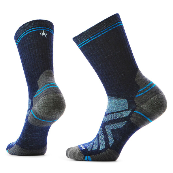 Dámské merino turistické ponožky SMARTWOOL Women's Hike Targeted Cushion Crew Socks, Deep Navy velikost: 42-45 (L)