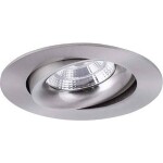 Paulmann 92907 Whirl LED vestavné svítidlo, LED, pevně vestavěné LED, 4.9 W, hliník (kartáčovaný), saténová, sada 3 ks