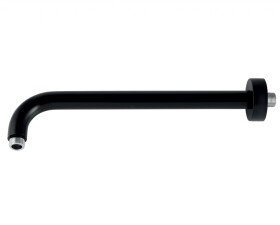 NOVASERVIS - Rameno pevné sprchy 350 mm černá RAM350,5