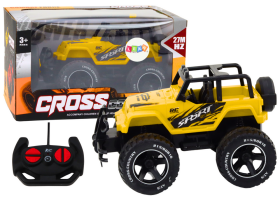 Mamido RC terénní auto 1:18 žluté dálkově ovládané