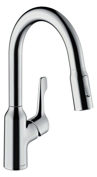 HANSGROHE - Focus M43 Dřezová baterie s výsuvnou sprškou, chrom 71811000