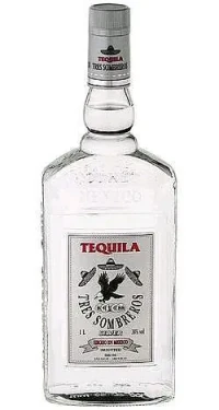 Tres Sombreros Silver / Tequila Mixto / 38 % / 1 l (8414771861159)