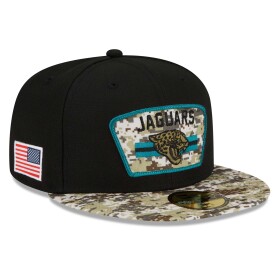 New Era Pánská kšiltovka Jacksonville Jaguars NFL 2021 On-Field Salute to Service 59FIFTY Fitted Velikost: 7 1/8