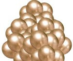 Chromové balónky zlaté 50 ks 30 cm balonky.cz Chromové balónky zlaté 50 ks 30 cm balonky.cz