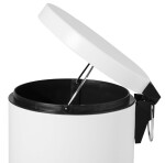 AQUALINE - SIMPLE LINE odpadkový koš kulatý 3l, bílá mat 28103