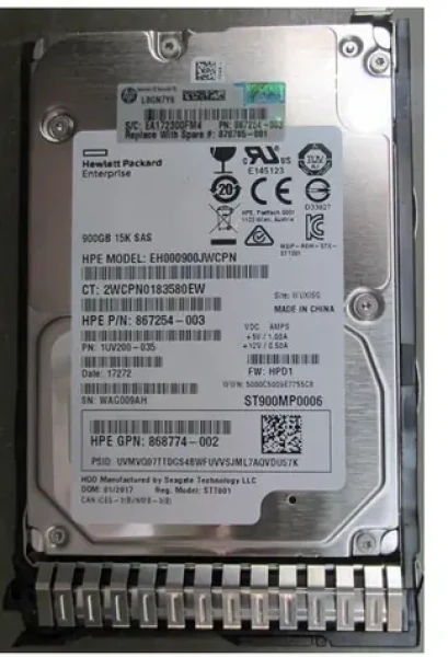 HPE 900GB (870795-001) / HDD / 2.5" SAS 12G / 15000 rpm / SFF (870795-001)