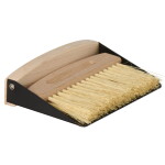 Ib Laursen Stolní smetáček s lopatkou Beech Wood, přírodní barva, dřevo, kov