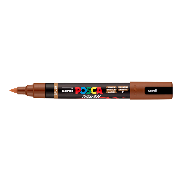 Posca popisovač PC-5BR, 1 - 4 mm, hnědá (21)