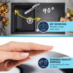 GROHE - QuickFix Start Dřezová baterie s výsuvnou sprškou, chrom 30531001
