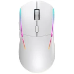YENKEE YMS 3500WE SAMURAI WL bílá / bezdrátová herní optická myš / 5000 DPI / 6 tlačítek / 2.4 GHz / USB-C (8590669323463)